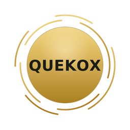 Logotipo Quekox, versión dorada